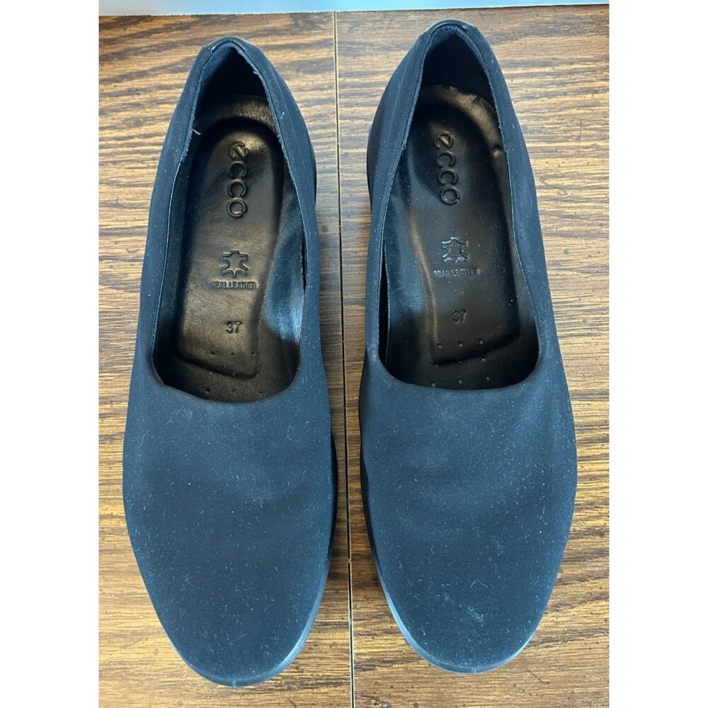 Women’s Felicia Stretch Ecco Wedge Slip On Loafer Shoes 37 US 6-6.5